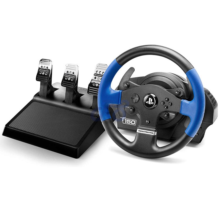 thrustmaster t150 pro force feedback racing wheel with 3 pedals set