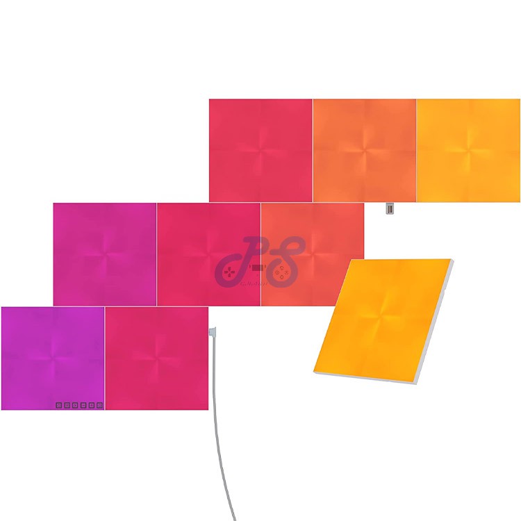 nanoleaf canvas square light panels 9pk