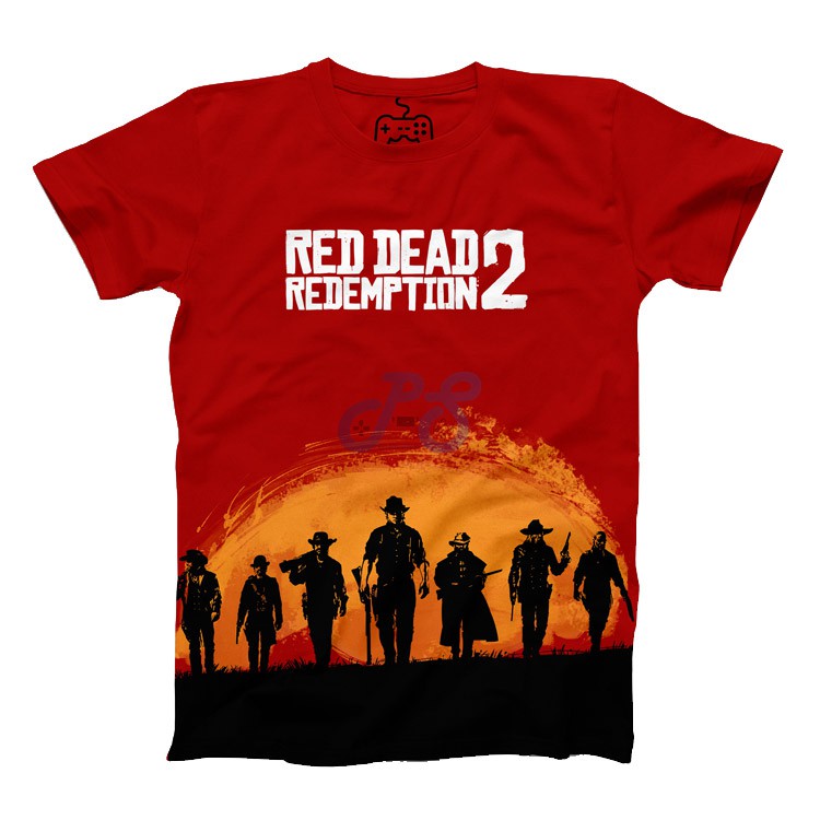 vanguard tshirt red dead redemption 2 red