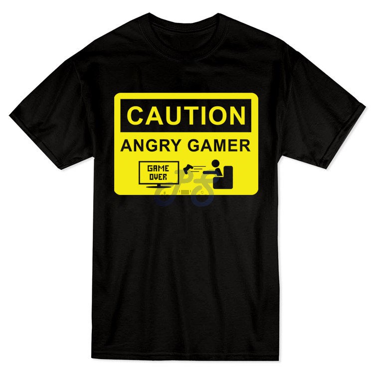 vanguard tshirt angry gamer black m