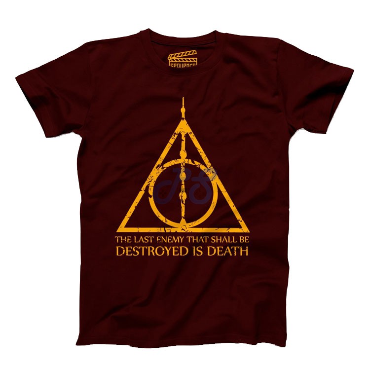 vanguard tshirt deathly hallows crimson red xxl