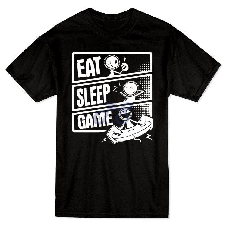 vanguard tshirt eat sleep game black xl