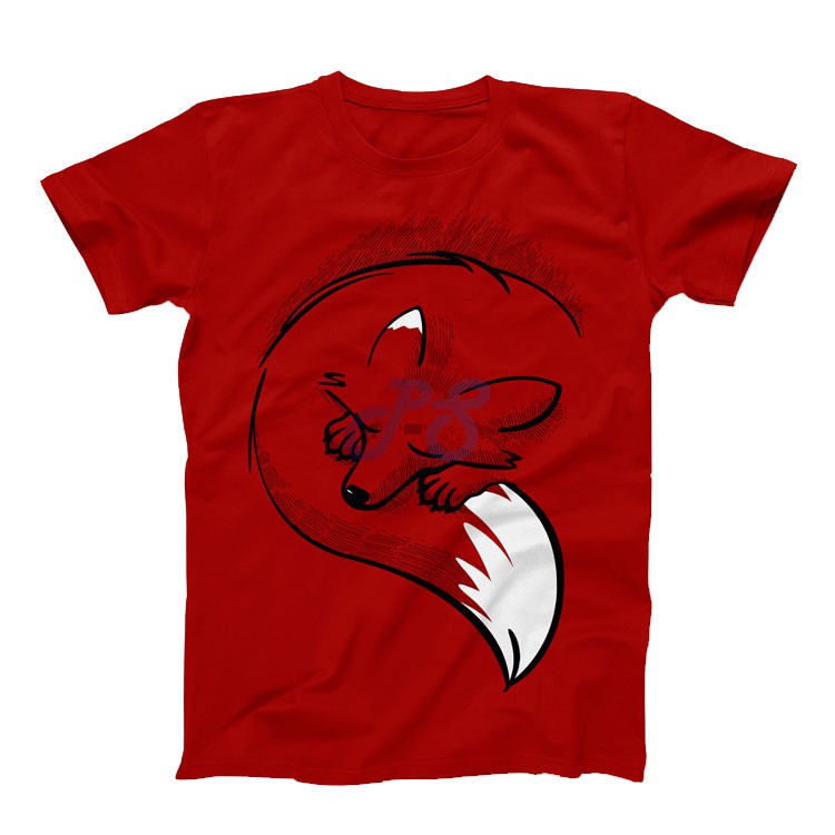 Fox T Shirt Red