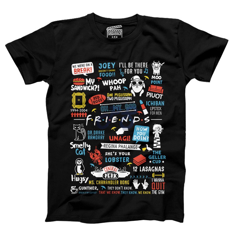 vanguard tshirt friends black l