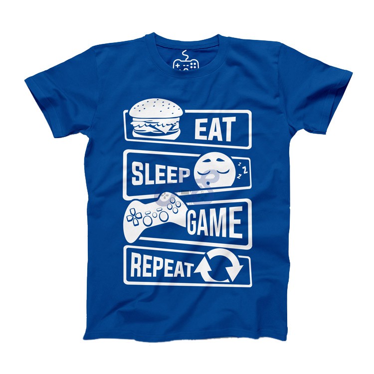 vanguard tshirt gamer life blue m