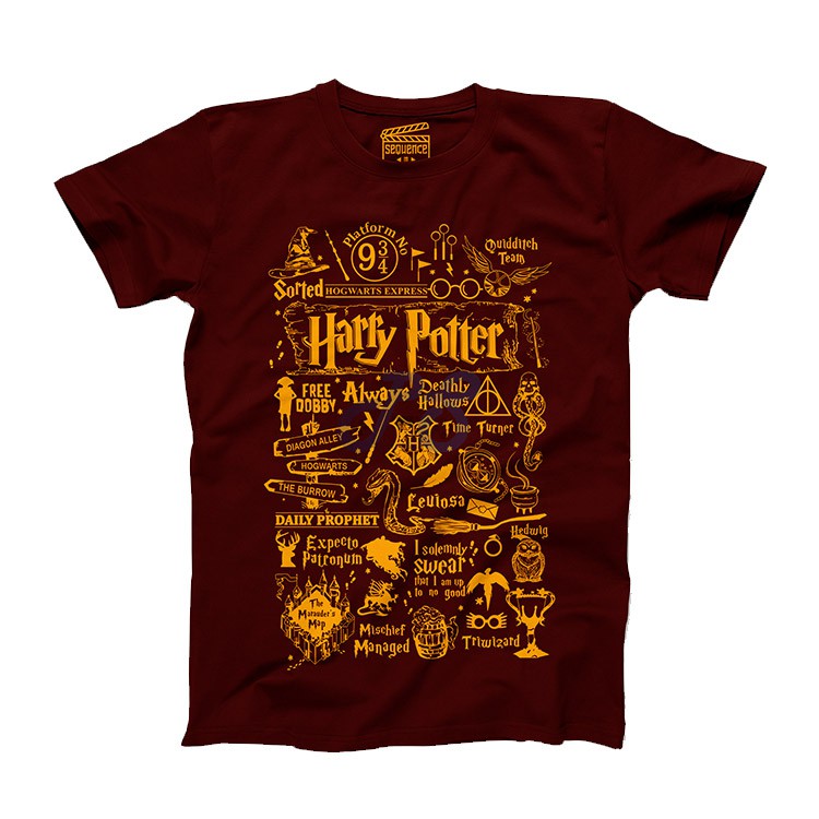 vanguard tshirt harry potter crimson redgold