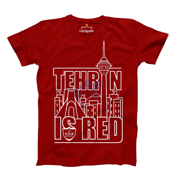 vanguard tshirt perspolis fc red xxl