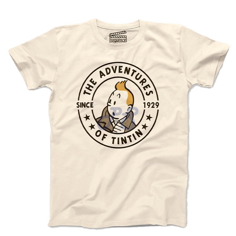 vanguard tshirt the adventures of tintin white xl