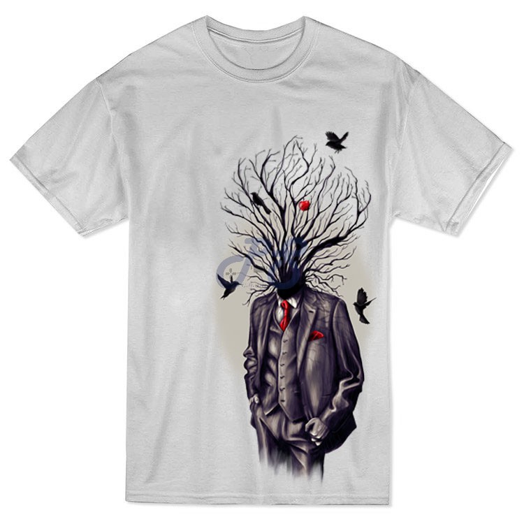 vanguard tshirt tree man white m