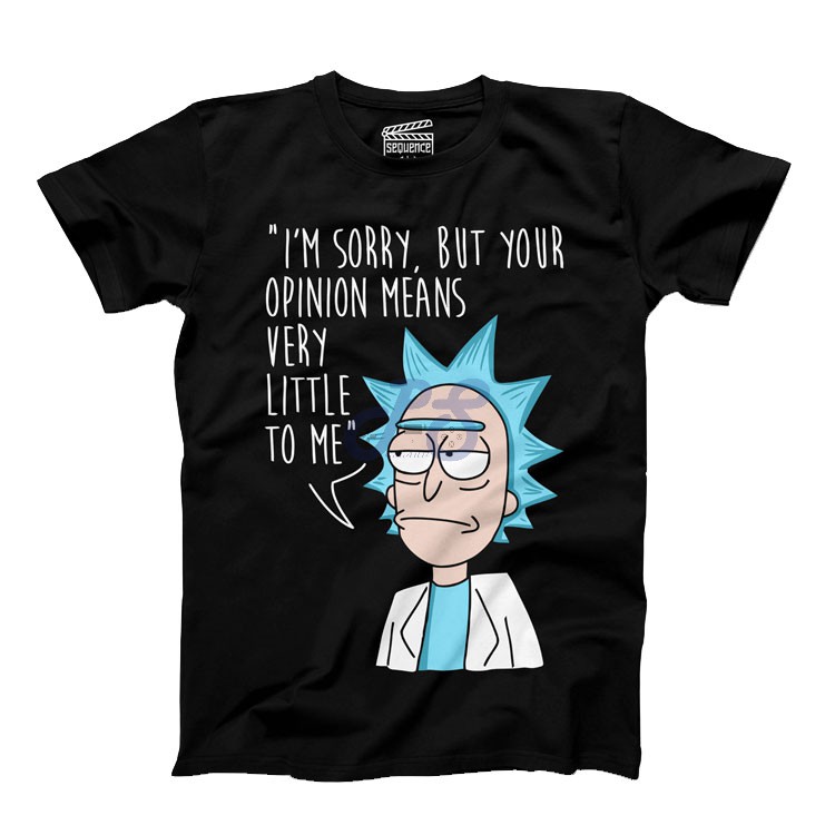 vanguard tshirt your opinions means very little to rick black xl