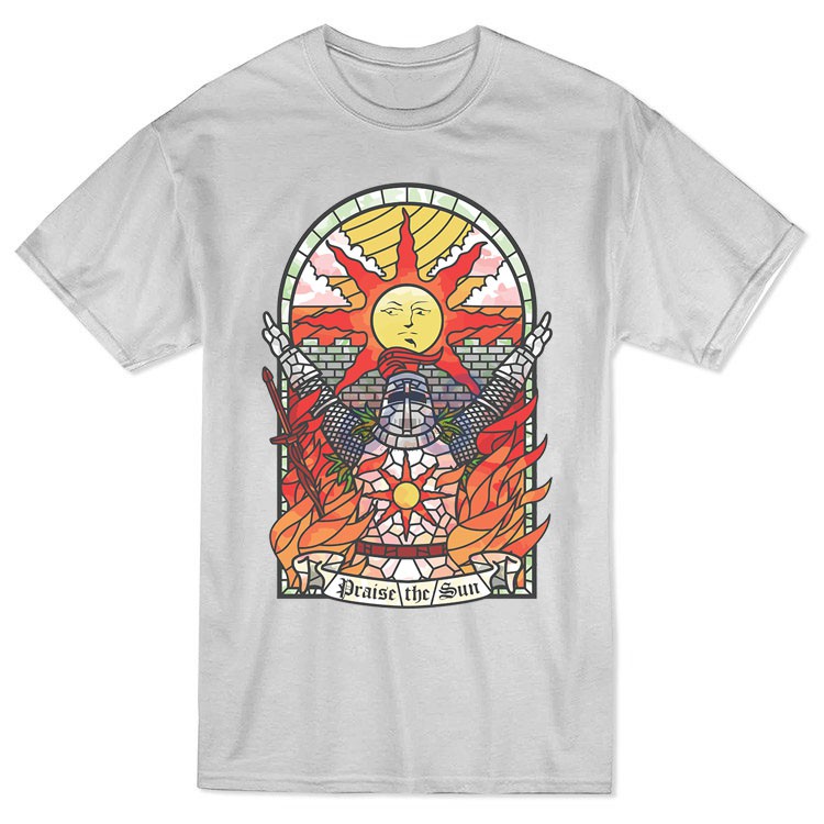 vangurd tshirt praise the sun white m