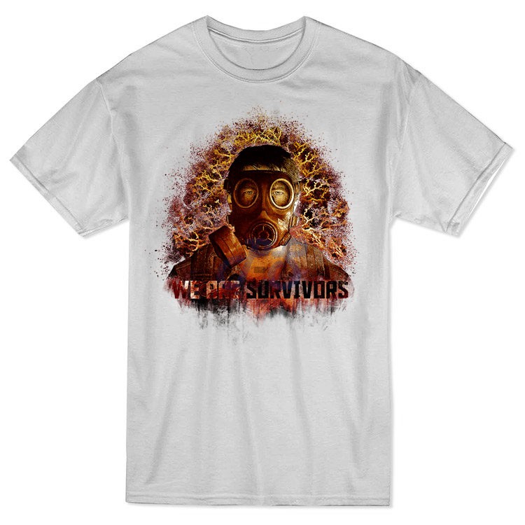 We Are Survivors t shirt red 2302