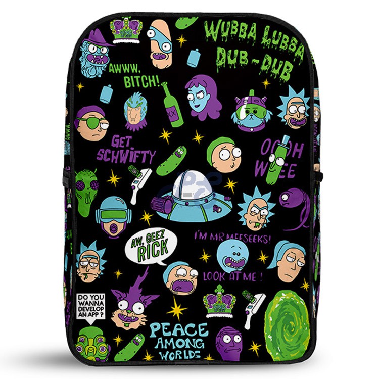 vanguard velvet backpack rick and morty adventures