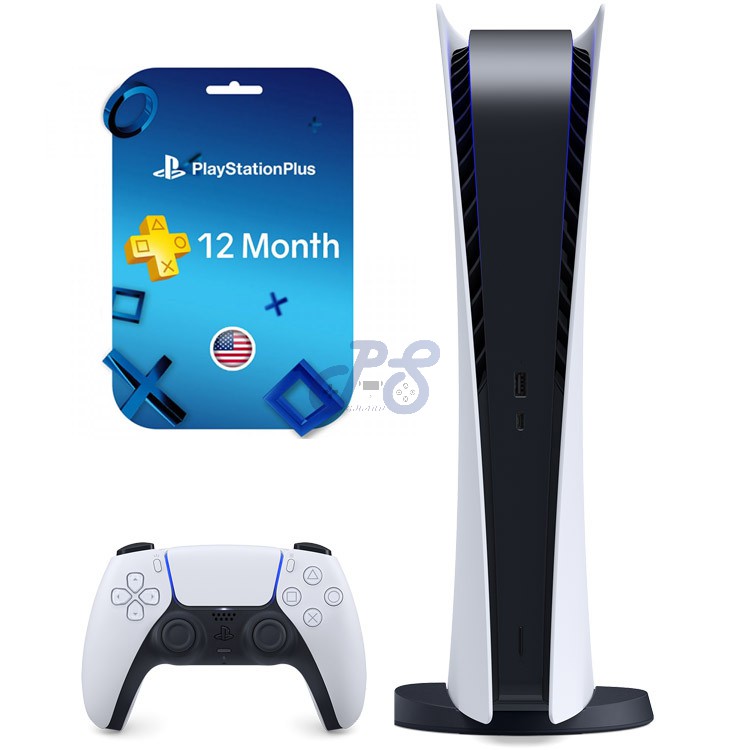 playstation 5 digital playstation plus essential 12 months membership us
