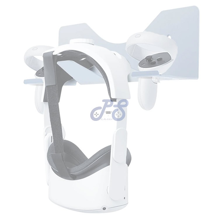 jys wall mount storage for oculus quest 2 white