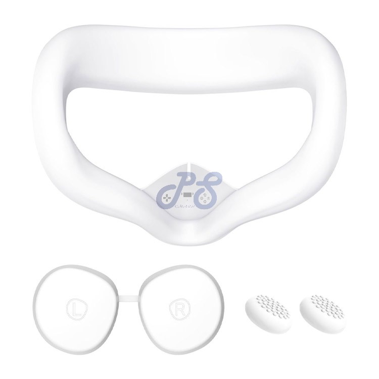 quest 2 silicone face and lens cover white
