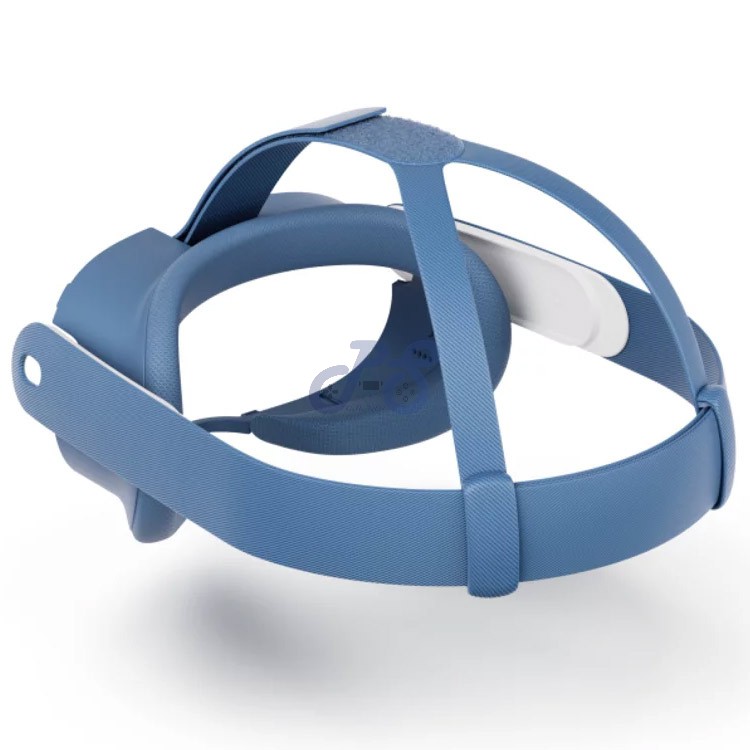 meta quest 3 facial interface and head strap elemental blue