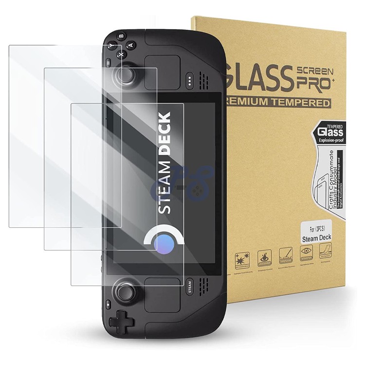 diloco glass screen pro for steam deck premium tempered 3pc