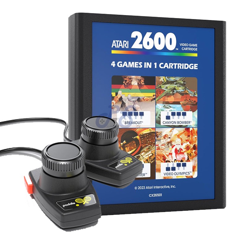 atari games and paddles pack