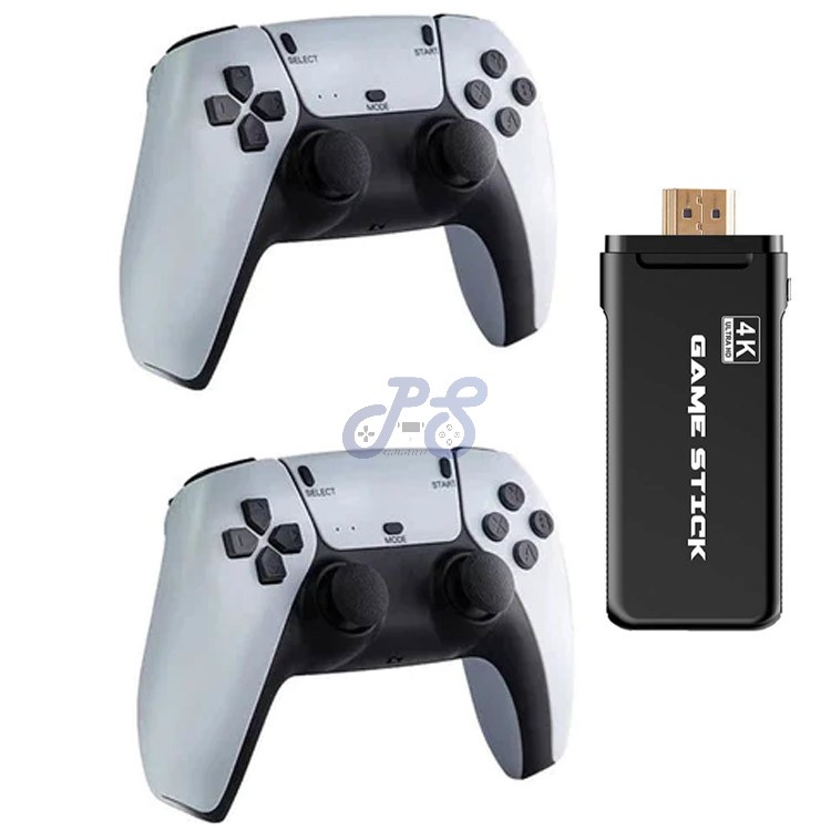 game 24g wireless controller gamepad 4k ultra hd game stick white