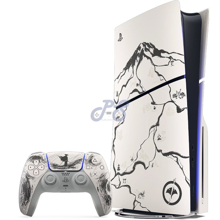 playstation 5 slim ghost of yotei limited edition black