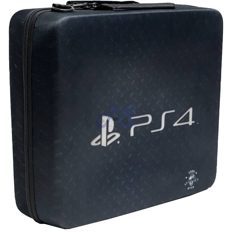 playstation 4 slim hard case black metal plate
