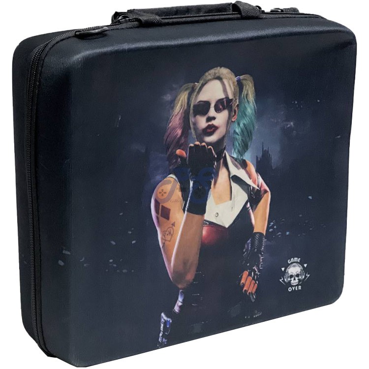 playstation 4 slim hard case injustice 2 harley quinn