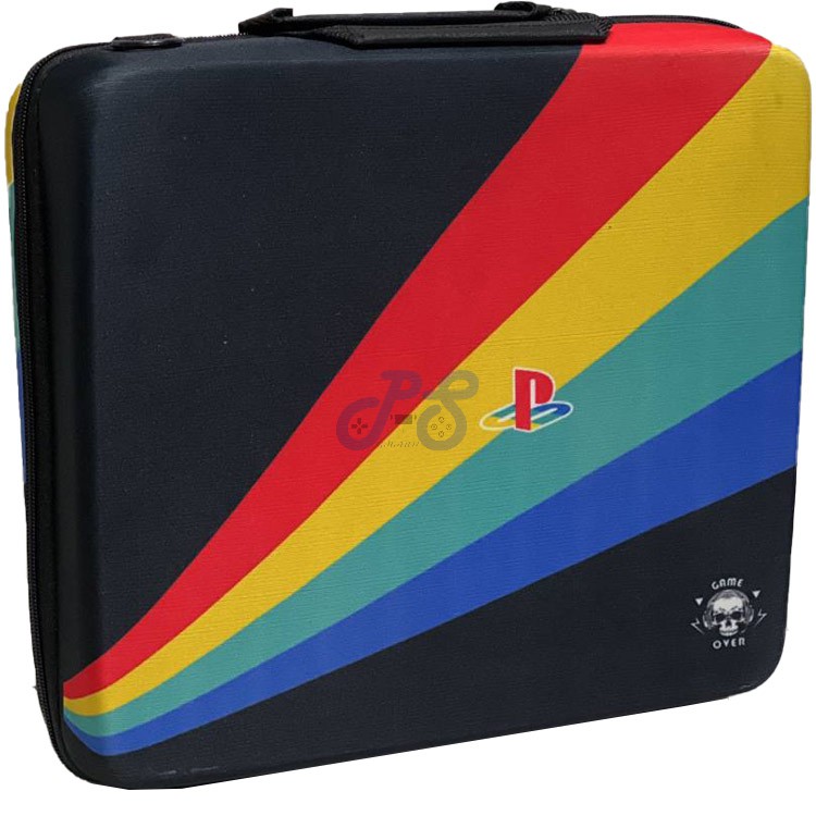 playstation 4 slim hard case ps1 rainbow